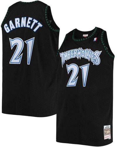 Mitchell & Ness Kevin Garnett Minnesota Timberwolves Big And Tall Hardwood Classics Jersey - Black