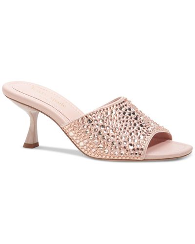 Kate Spade Malibu Crystal Dress Sandals - Pink