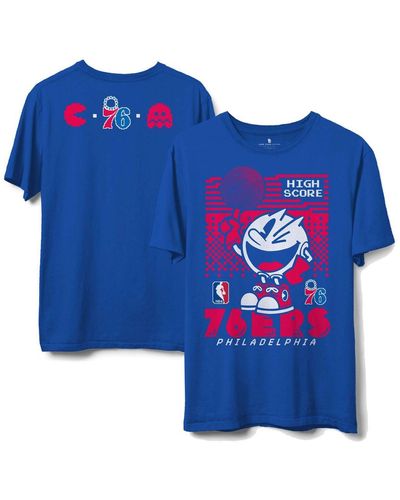 Junk Food Philadelphia 76ers Nba X Pac Man High Score T-shirt - Blue