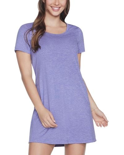 Skechers Go Dri Swift T-shirt Dress - Purple
