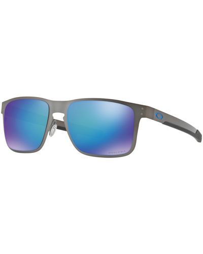 Oakley Polarized Holbrook Metal Prizm Sapphire Polarized Sunglasses - Blue