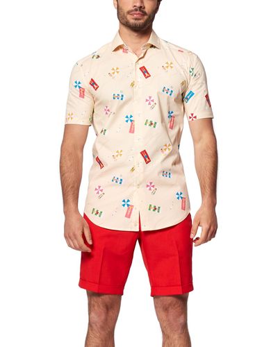 Opposuits Short-sleeve Beach Life Graphic Shirt - Red