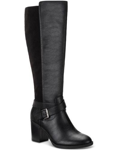 Style & Co. Hazell Buckled Dress Boots - Black