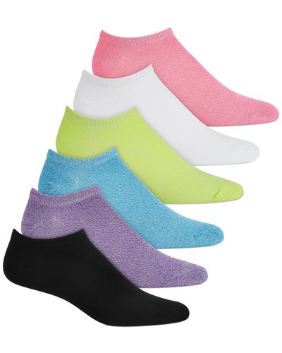 Hue 6 Pack Super-soft Liner Socks - Multicolor
