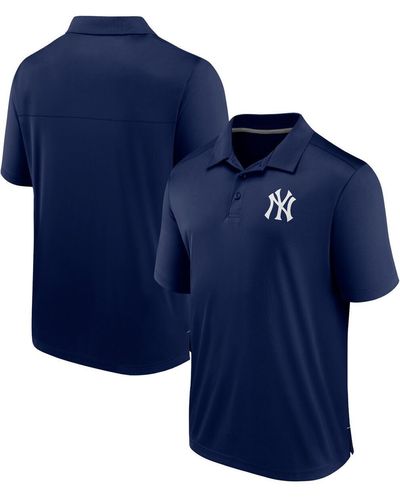 Fanatics New York Yankees Fitted Polo Shirt - Blue