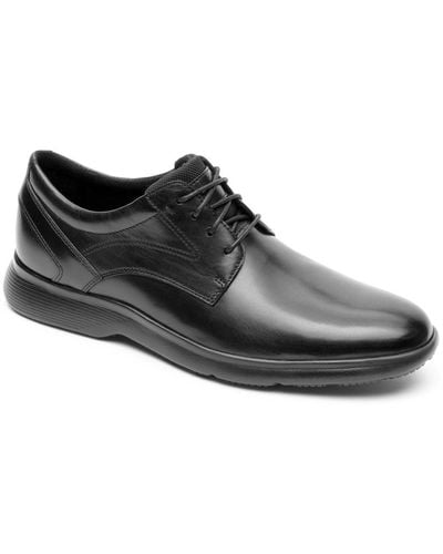 Rockport Truflex Dressports Plain Toe Shoes - Black