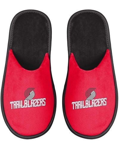 FOCO Portland Trail Blazers Scuff Slide Slippers - Red
