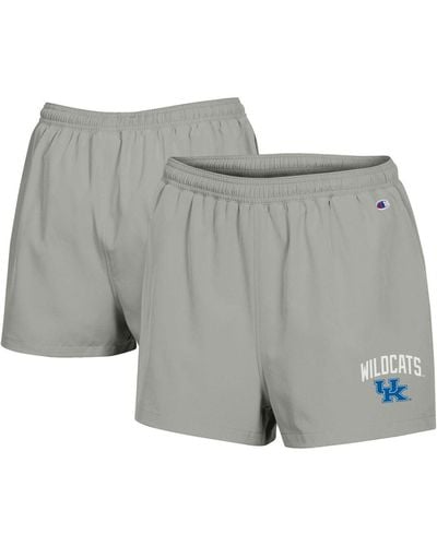 Champion Kentucky Wildcats Football Fan High Waist Shorts - Gray