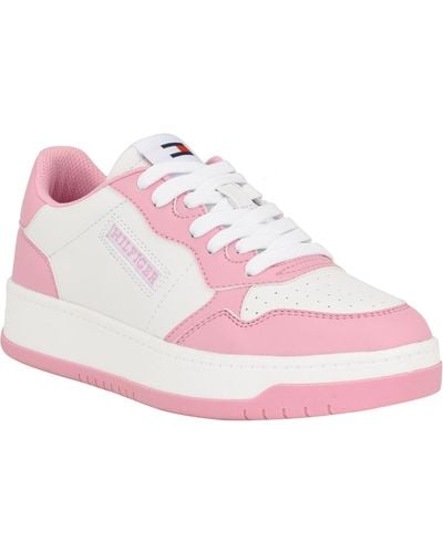Tommy Hilfiger Dunner Casual Lace Up Sneakers - Pink