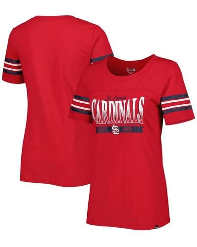 KTZ St. Louis Cardinals Team Stripe T-shirt - Red