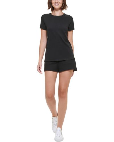 Calvin Klein Performance Cotton Short-sleeve Crewneck T-shirt - Black