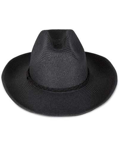 Lucky Brand Banded Western Hat - Black