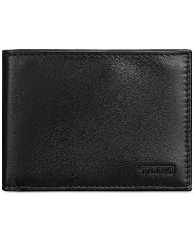 Tumi Leather Double Billfold - Black