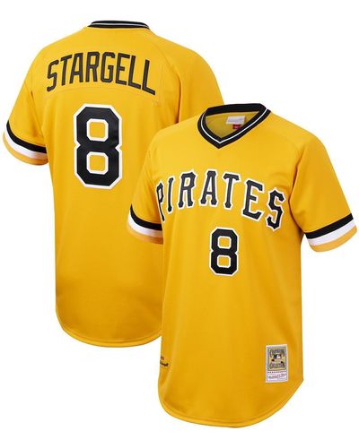 Mitchell & Ness Willie Stargell Pittsburgh Pirates Cooperstown Collection Authentic Jersey - Yellow
