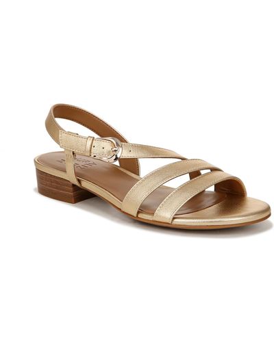 Naturalizer Hilma Slingback Sandals - Metallic