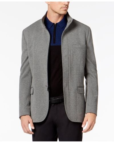 Alfani Hybrid Ottoman Sportcoat Blazer, Created For Macy's - Gray