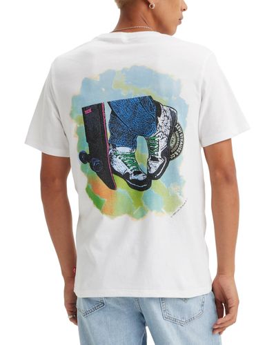 Levi's Classic-fit Skateboard Graphic T-shirt - White