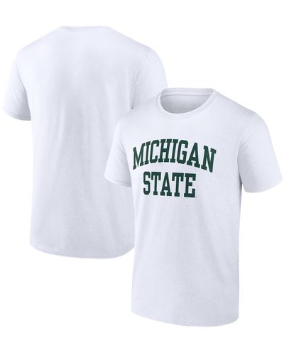 Fanatics Michigan State Spartans Basic Arch T-shirt - White