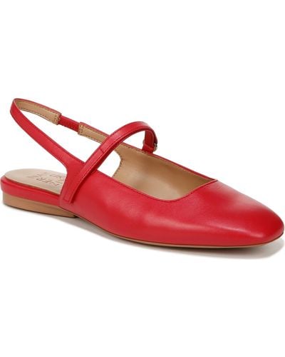 Naturalizer Connie Slingback Flats - Red