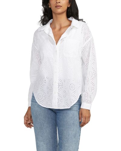 Jag Relaxed Button-down Shirt - White