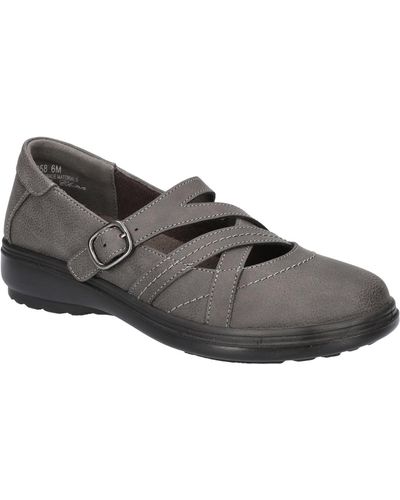 Easy Street Wise Mary Janes Comfort Shoe - Gray