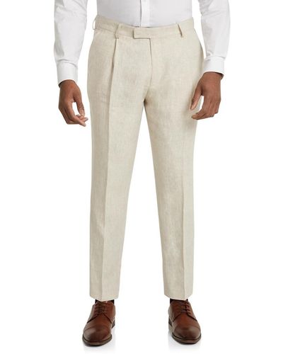 Johnny Bigg Hemsworth Linen Slim Pant Big & Tall - Natural