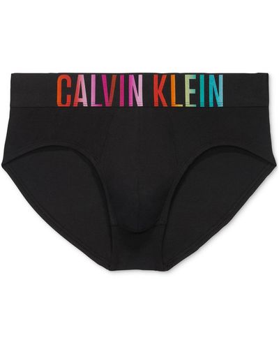 Calvin Klein Intense Power Pride Low-rise Slip Briefs - Black