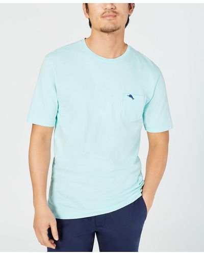 Tommy Bahama New Bali Skyline T-shirt (scandia Blue) Short Sleeve Pullover