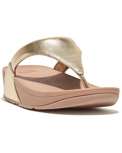 Fitflop Lulu Leather Toe Post - White