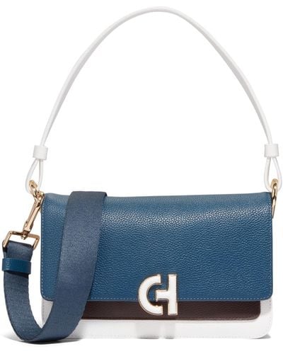 Cole Haan Mini Small Leather Shoulder Bag - Blue