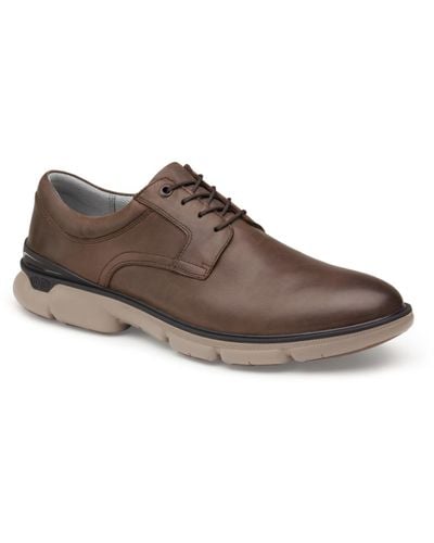 Johnston & Murphy Xc4 Tanner Plain Toe Oxford Shoes - Brown