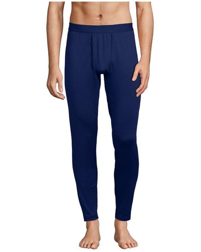 LAPASA Pantalon Thermique Homme Bas Caleçon Long sous-Vêtement Chaud Automne/Hiver M10 S Noir (1 Pantalon