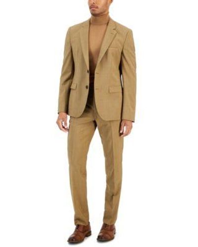 HUGO By Boss Modern Fit Stretch Suit Separates - Natural