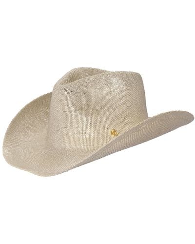 Lauren by Ralph Lauren Platino Shine Cowboy Hat - Natural