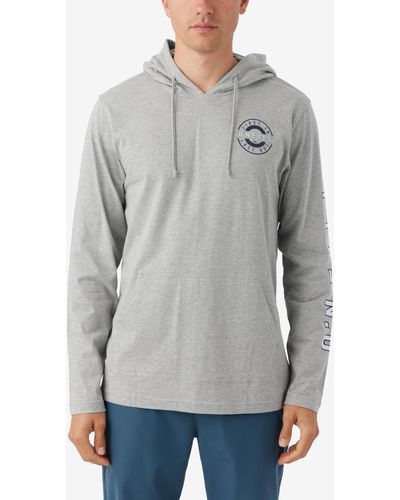 O'neill Sportswear Fields Pullover Hoodie - Gray