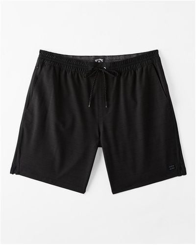 Billabong Crossfire Elastic Hybrid Shorts - Black