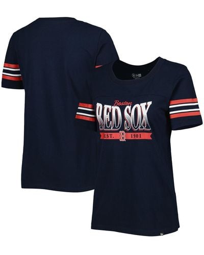KTZ Boston Red Sox Team Stripe T-shirt - Blue