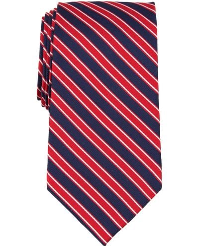 Brooks Brothers B By Stripe Silk Tie - Red