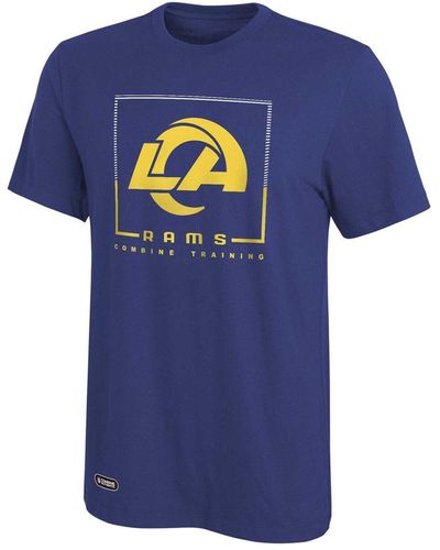 Outerstuff Los Angeles Rams Combine Authentic Clutch T-shirt - Blue