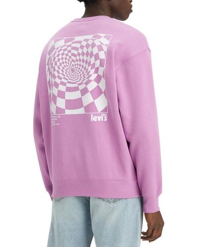 Levi's Relaxed-fit Graphic Sweatshirt - Pink