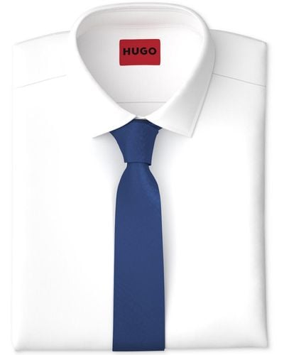 HUGO By Boss Silk Tie - Blue