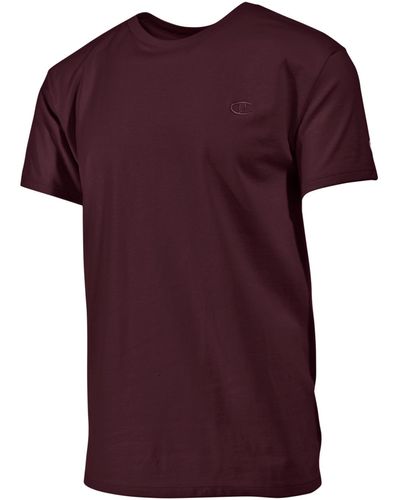 Champion Men's Cotton Jersey T-shirt - Purple