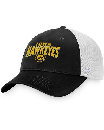 Majestic Iowa Hawkeyes Breakout Trucker Adjustable Hat - Black