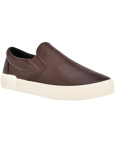 Calvin Klein Rydor Slip-on Casual Sneakers - Brown