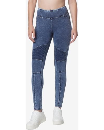 Marc New York Performance Women's Mid-Rise Washed Leggings , marc new ...