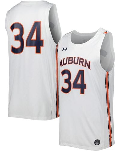 Under Armour Auburn Tigers Replica Basketball Jersey - White