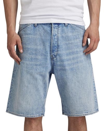 G-Star RAW Relaxed-fit Denim Shorts - Blue