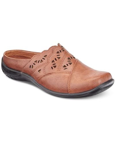 Easy Street Forever Mules - Brown
