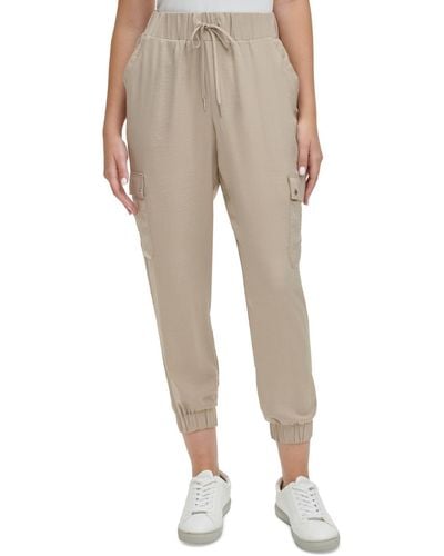 Calvin Klein Pull-on Cargo Ankle sweatpants - Natural