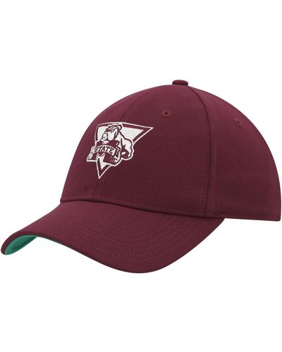 adidas Mississippi State Bulldogs Vault Slouch Flex Hat - Red